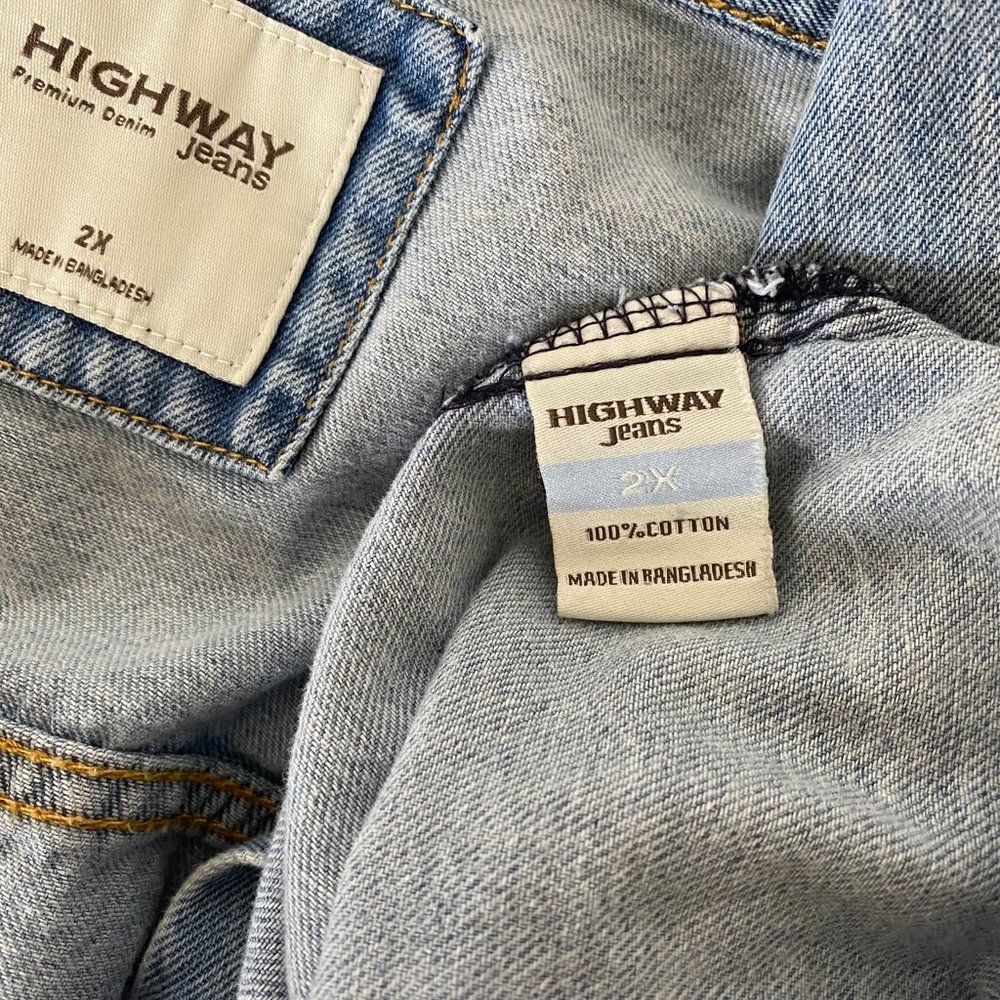 Long Distressed Jeans Jacket - Picture 8 of 8
